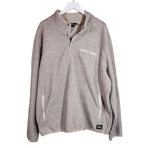Eddie Bauer Men's Sweater Fleece Snap Pullover, Sz XXL
